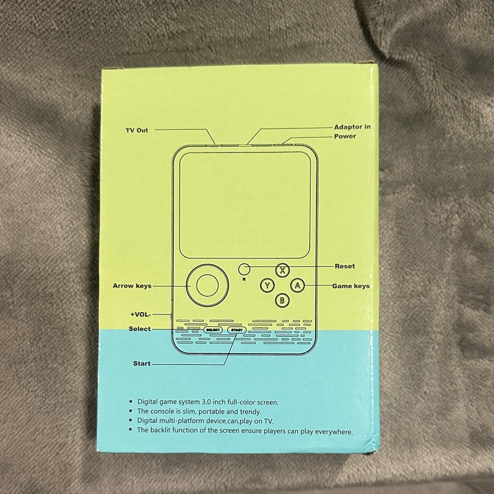 Handheld Game Console - gray/blue - Picture 4 of 8